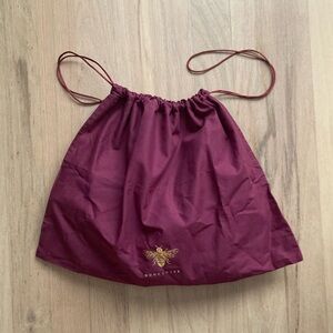 BOUGEOTTE Burgundy Bee Bag